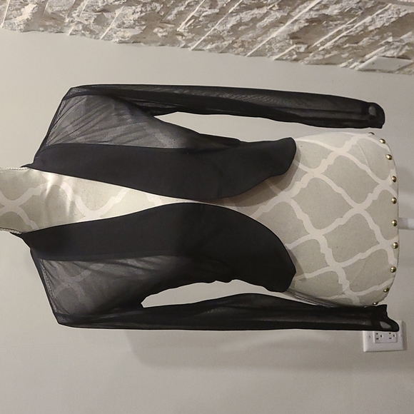 NWT Bailey Black sheer Bolero jacket - Picture 1 of 6